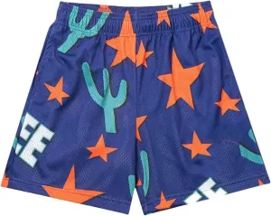 Mens Graphic Casual Stretch Shorts Running Basketball Gym Breathable Beach Summer Quick Dry Mesh Shorts