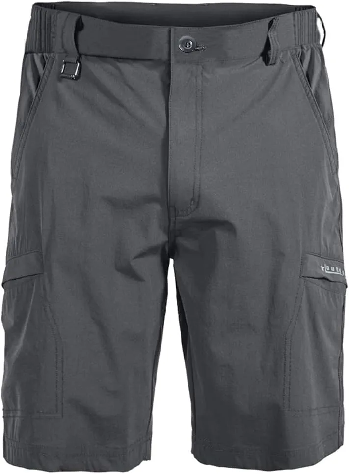 Mens Hiking Stretch Shorts, Quick Dry Outdoor Cargo Tactical Shorts with Multi Pocket for Fishing Golf Travel