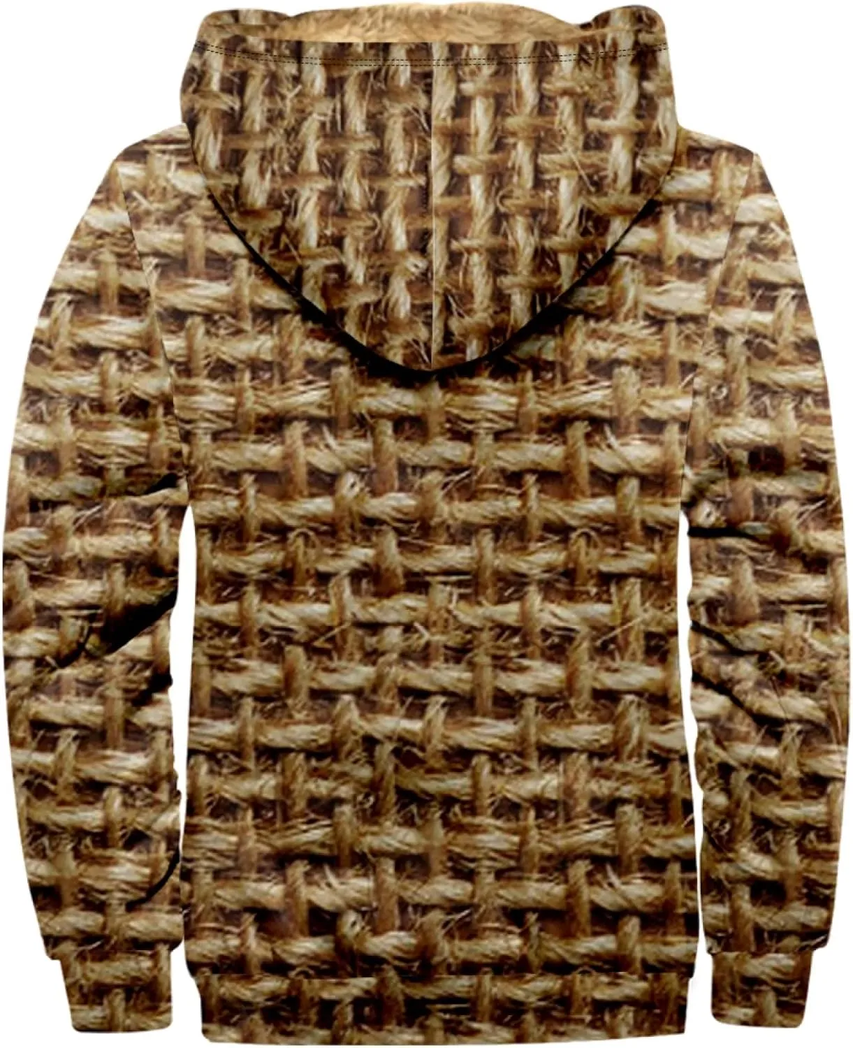 Mens Hoodies Zip Up Winter Fleece Lined Graphic Jacket Big And Tall Warm Heavy Coat Heated Cool Tie Dye Outwear