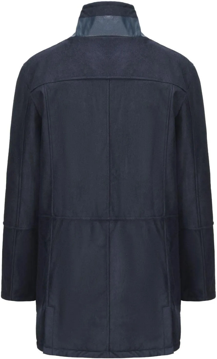 Men's Sherpa Lined Long Jacket Button Zip Up Faux Suede Leather Thermal Coat Warm Winter Sheepskin Fleece Lined Coats