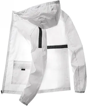 Mens Summer and Autumn Sunscreen Windproof and Rainproof Outdoor Sports Casual Breathable Jackets Winter Wool