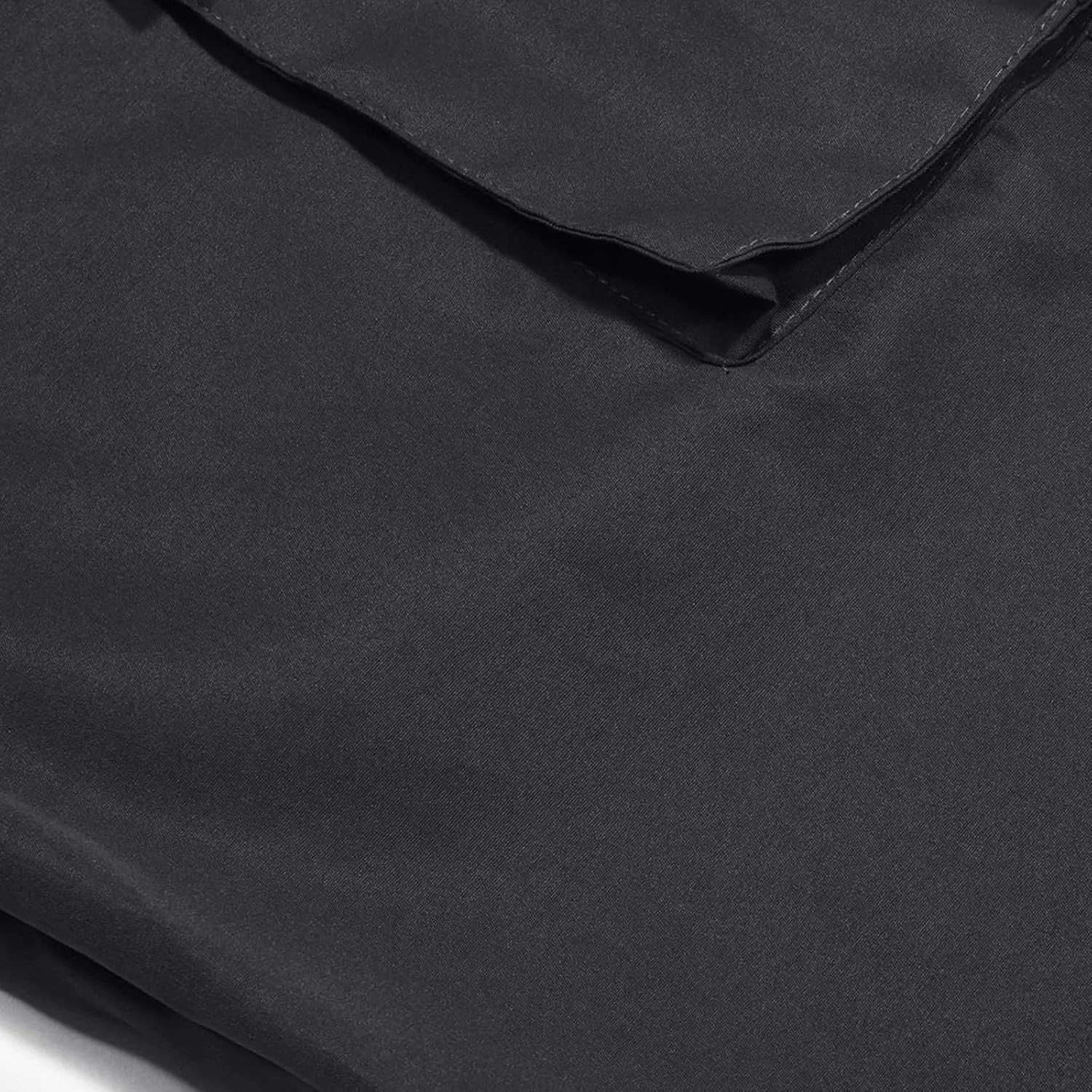 Mens Sweatpants Baggy Drawstring Wide Leg Cargo Pants Stretchy Workout Loose Joggers Trousers with Multiple Pockets