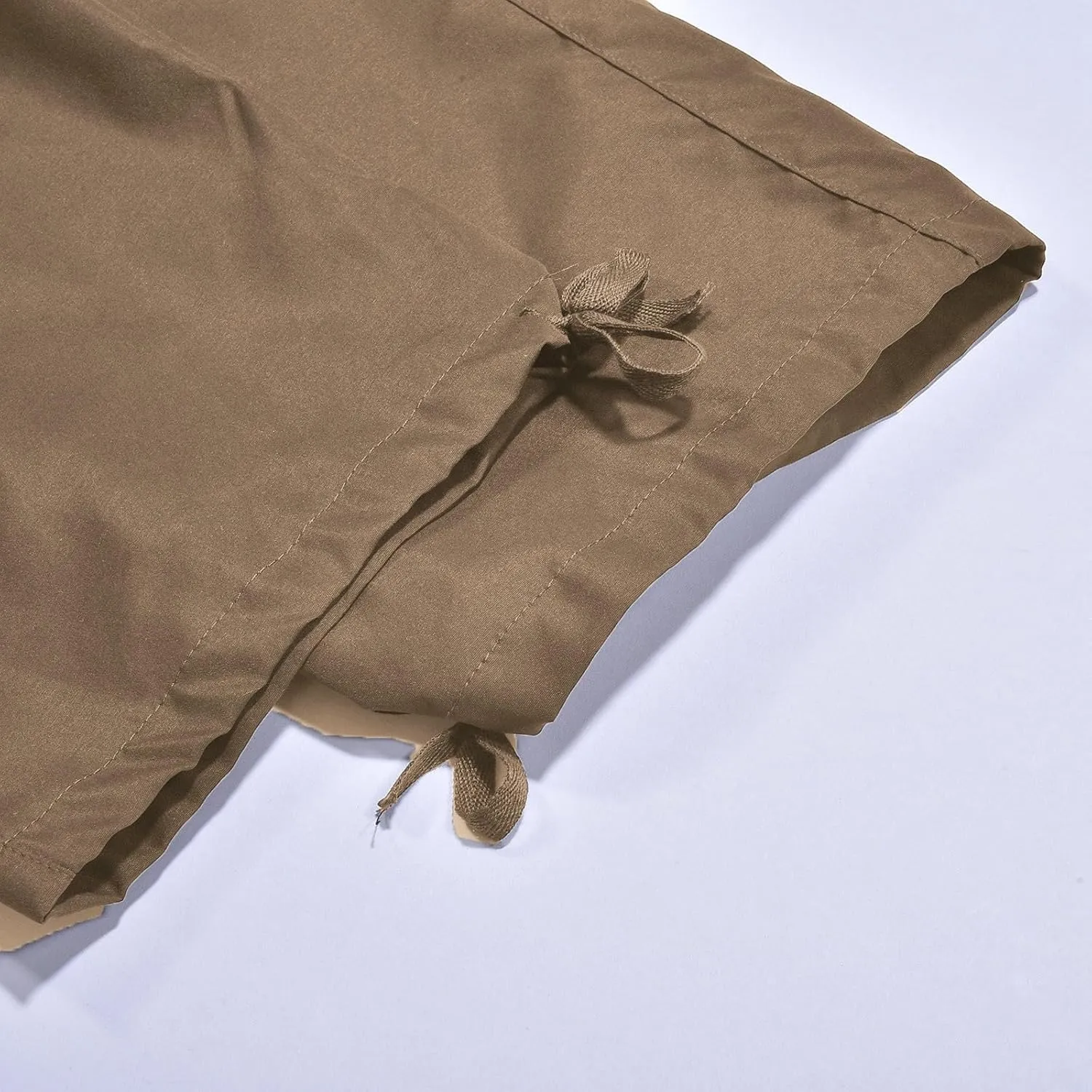 Mens Sweatpants Baggy Drawstring Wide Leg Cargo Pants Stretchy Workout Loose Joggers Trousers with Multiple Pockets