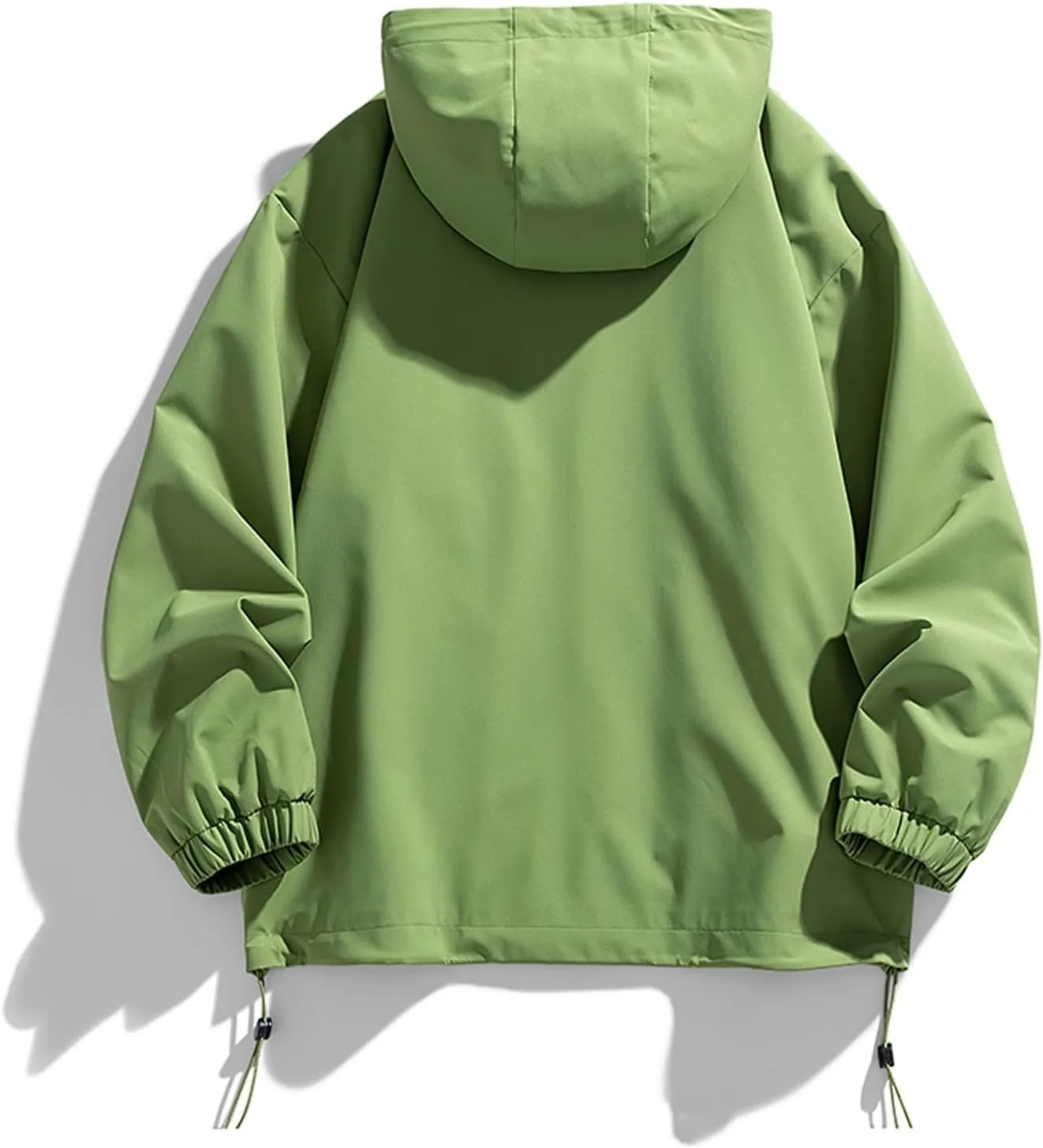 Mens Windproof Jacket Waterproof Lightweight Mountain Sport Jackets for Men Outdoor Loose Hooded Windbreaker Raincoat