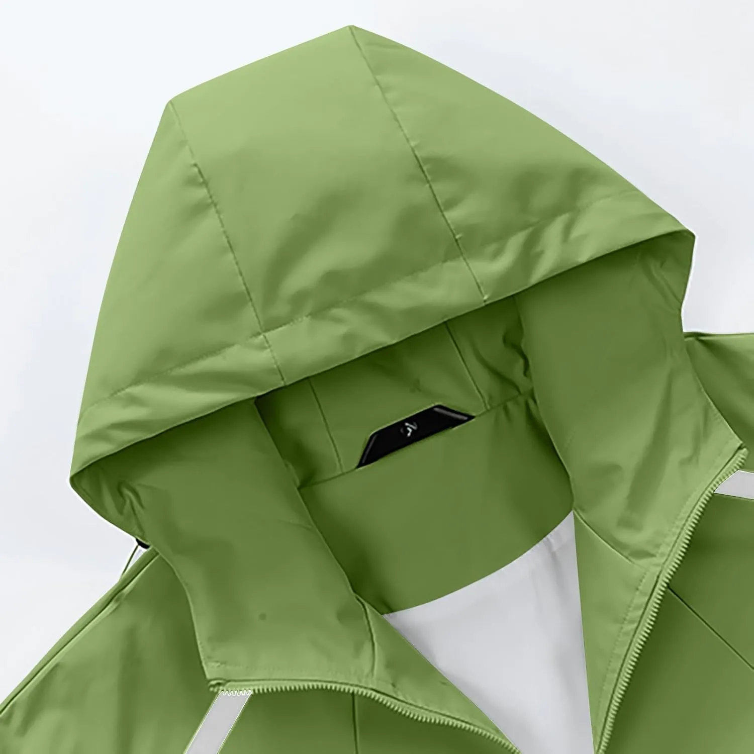 Mens Windproof Jacket Waterproof Lightweight Mountain Sport Jackets for Men Outdoor Loose Hooded Windbreaker Raincoat