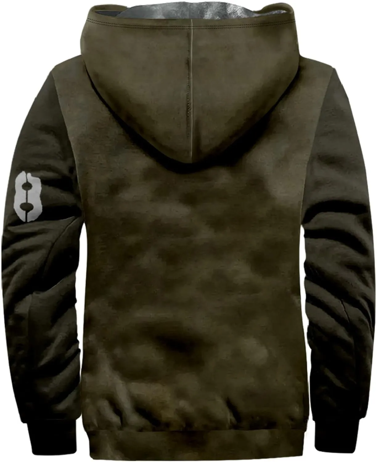 Mens Winter Coats With Hood Fleece Full Zip Coat Warm Heavy Windbreaker Casual Vintage Oversized Jacket