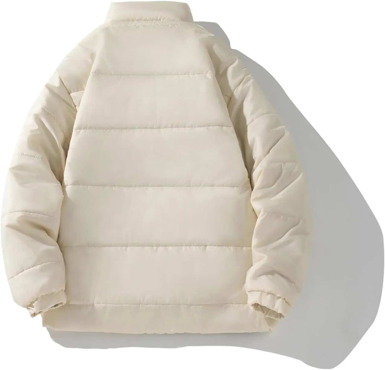 Men's Winter Puffer Jacket Thicken Cotton Down Coat Essentials Lightweight Jacket Travel Padded Jacket