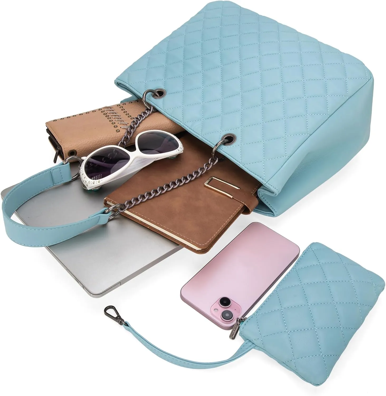 Montana West Tote Bag for Women Trendy Shoulder Bags and Foldable Design Womens Purses