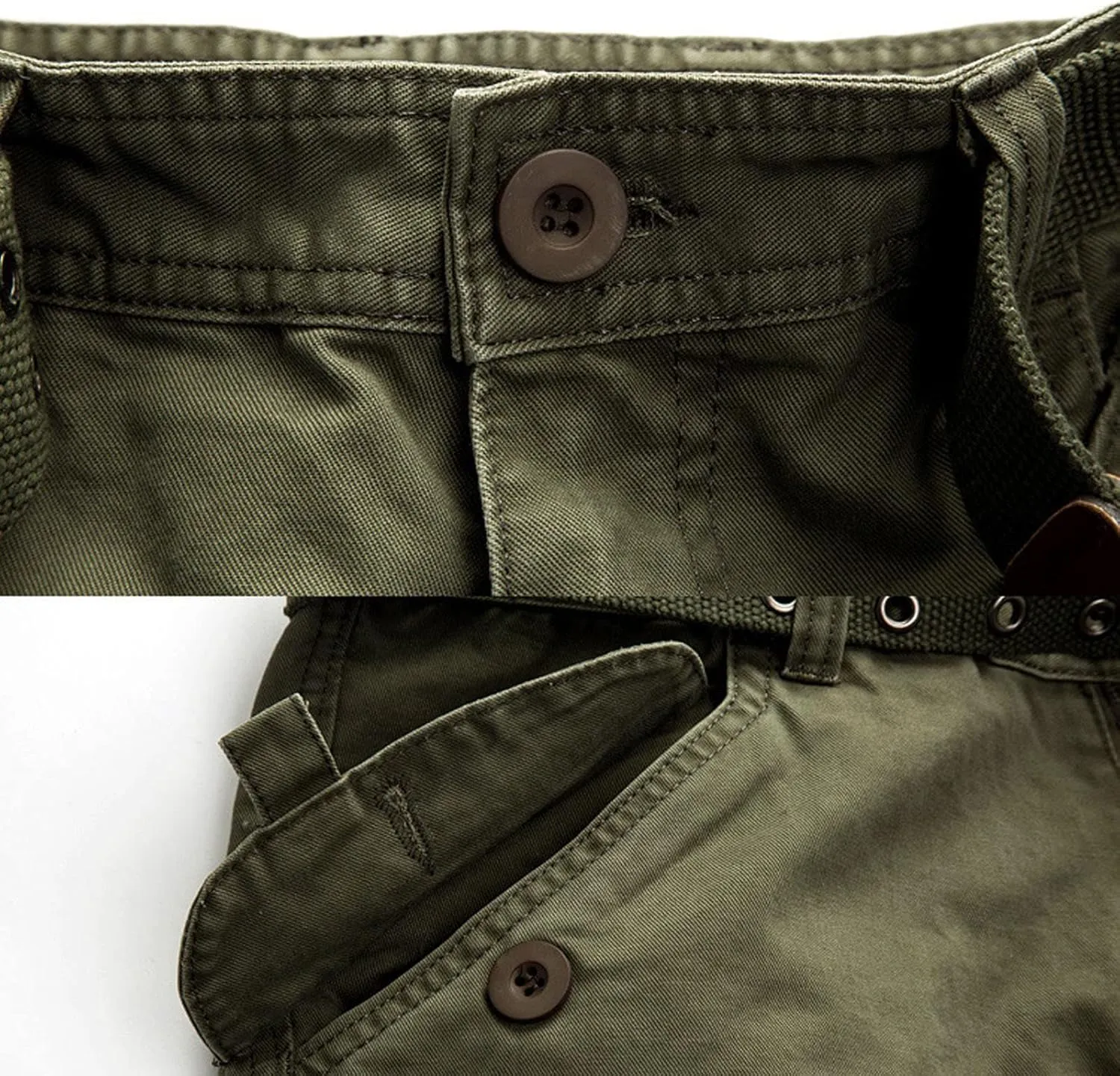Muscularfit Baggy Sweatpants for Men 2023 Multi Pockets Buckle Zipper Cotton Cargo Pants Causal Loose Joggers Athletic Pants