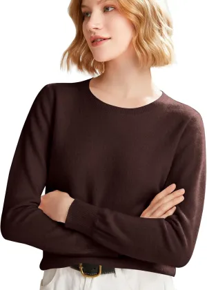 NBXNZWF Womens Pullover Sweaters Long Sleeve Crewneck Lightweight Tunic Tops Cashmere Soft Cozy Woolen Knitted Sweaters
