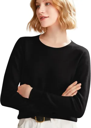 NBXNZWF Womens Pullover Sweaters Long Sleeve Crewneck Lightweight Tunic Tops Cashmere Soft Cozy Woolen Knitted Sweaters