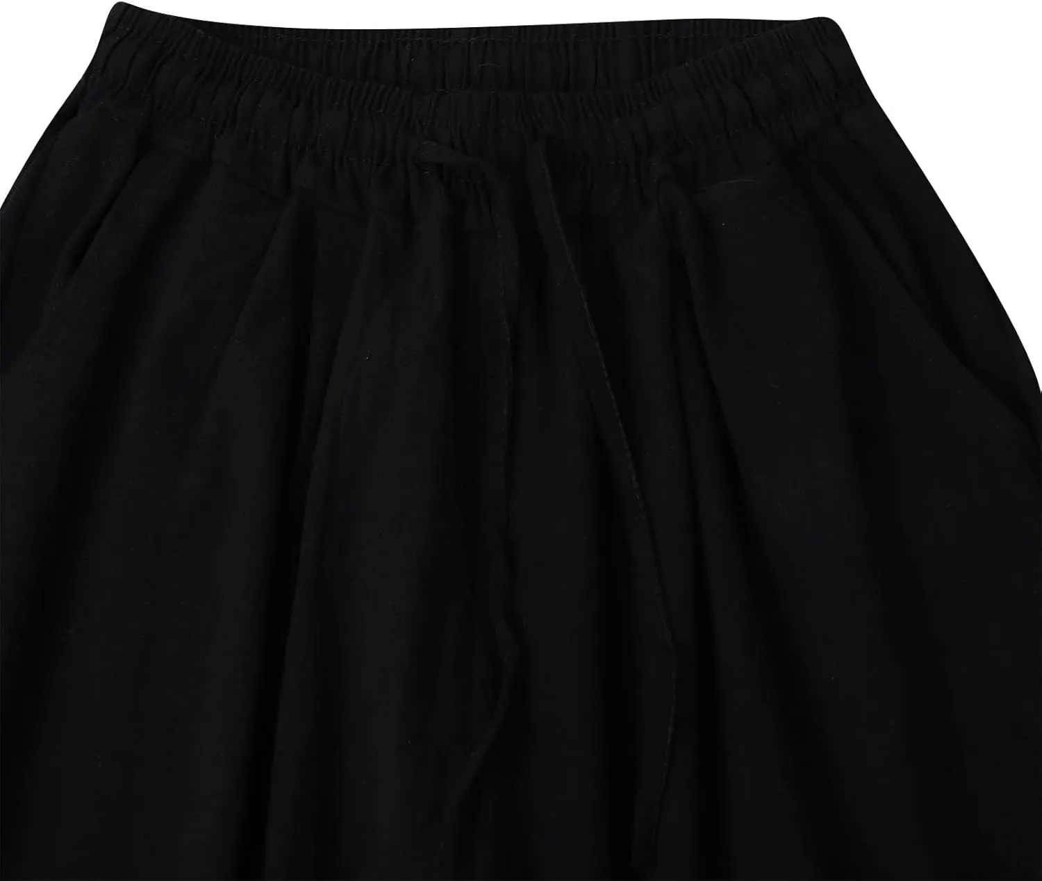 Palazzo Pants for Women Casual Plus Size Wide Leg High Waist Lounge Cotton Linen Pant 2025 Beach Gauze Summer Trouser