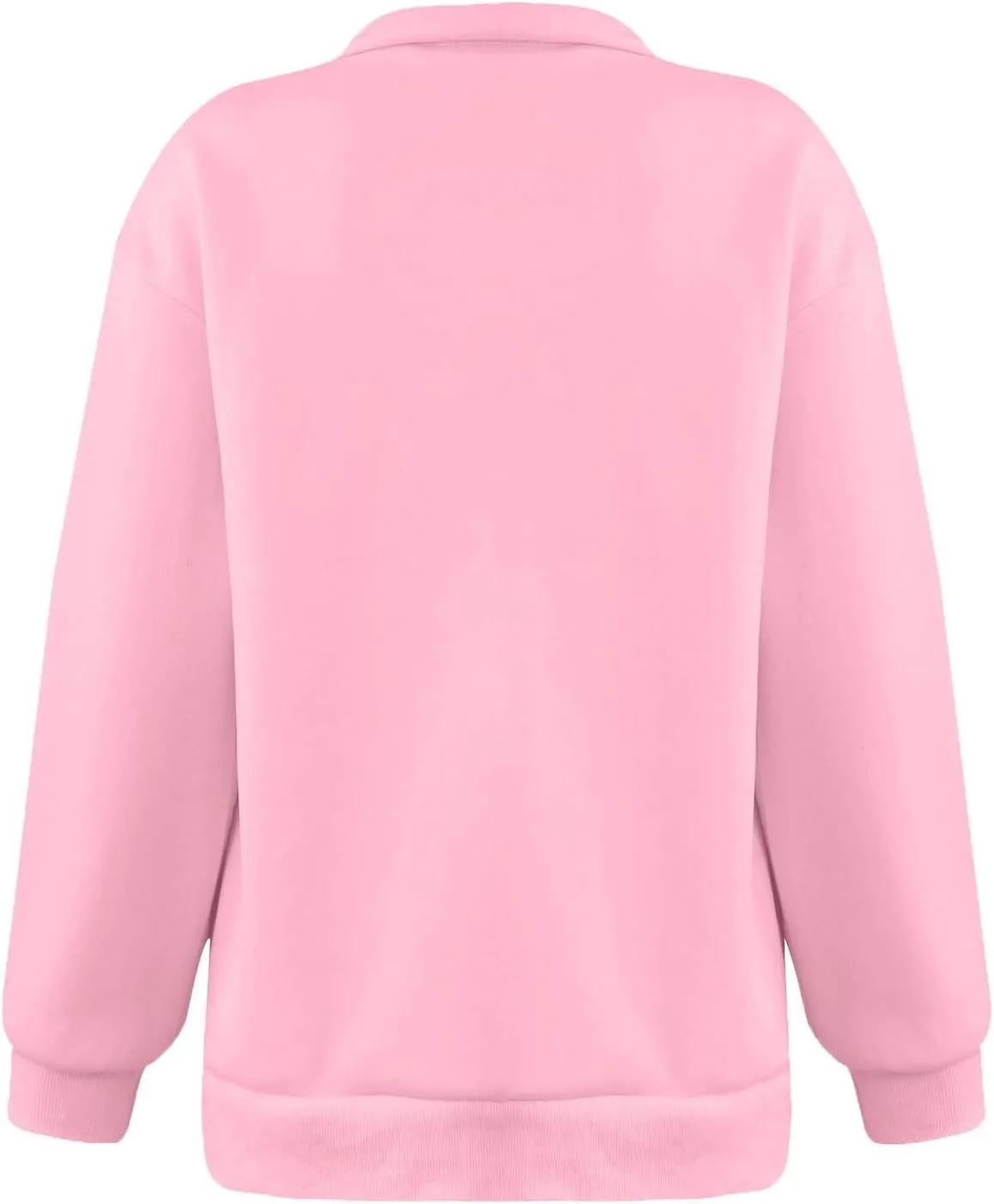 Quarter Zip Pullover for Women Fall Drop Shoulder Sweaters Casual Sweatshirt Half Zip Blouses Long Sleeve Y2k Clothes