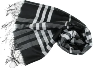 Scarf/scarves/shawl in check and plaid in Silk from Cashmere Pashmina Group