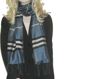 Scarf/scarves/shawl in check and plaid in Silk from Cashmere Pashmina Group