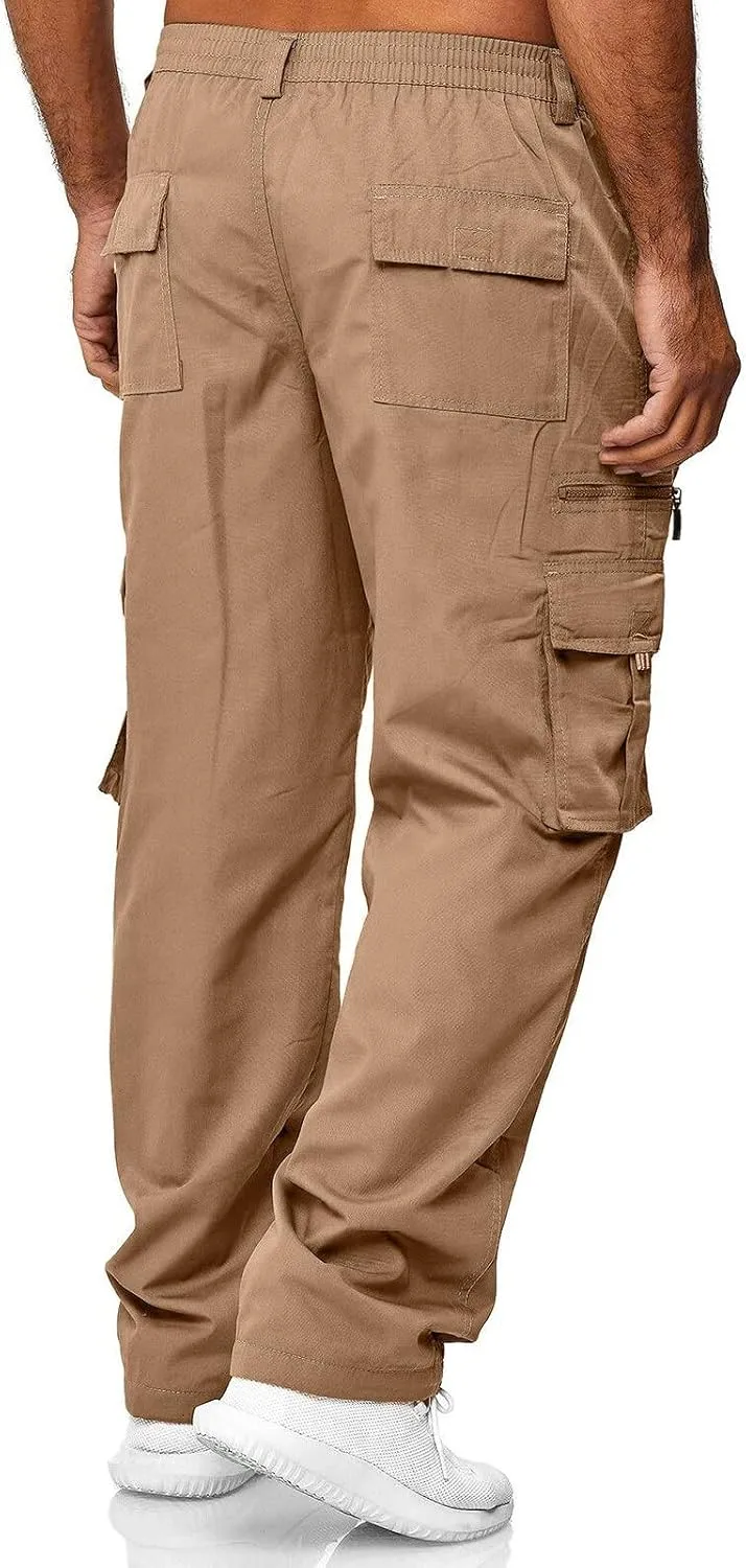 sdbrld Cargo Pants For Men Mens Lightweight Outdoor Joggers Casual Hiking Classic Pants Overalls Trousers with Pockets