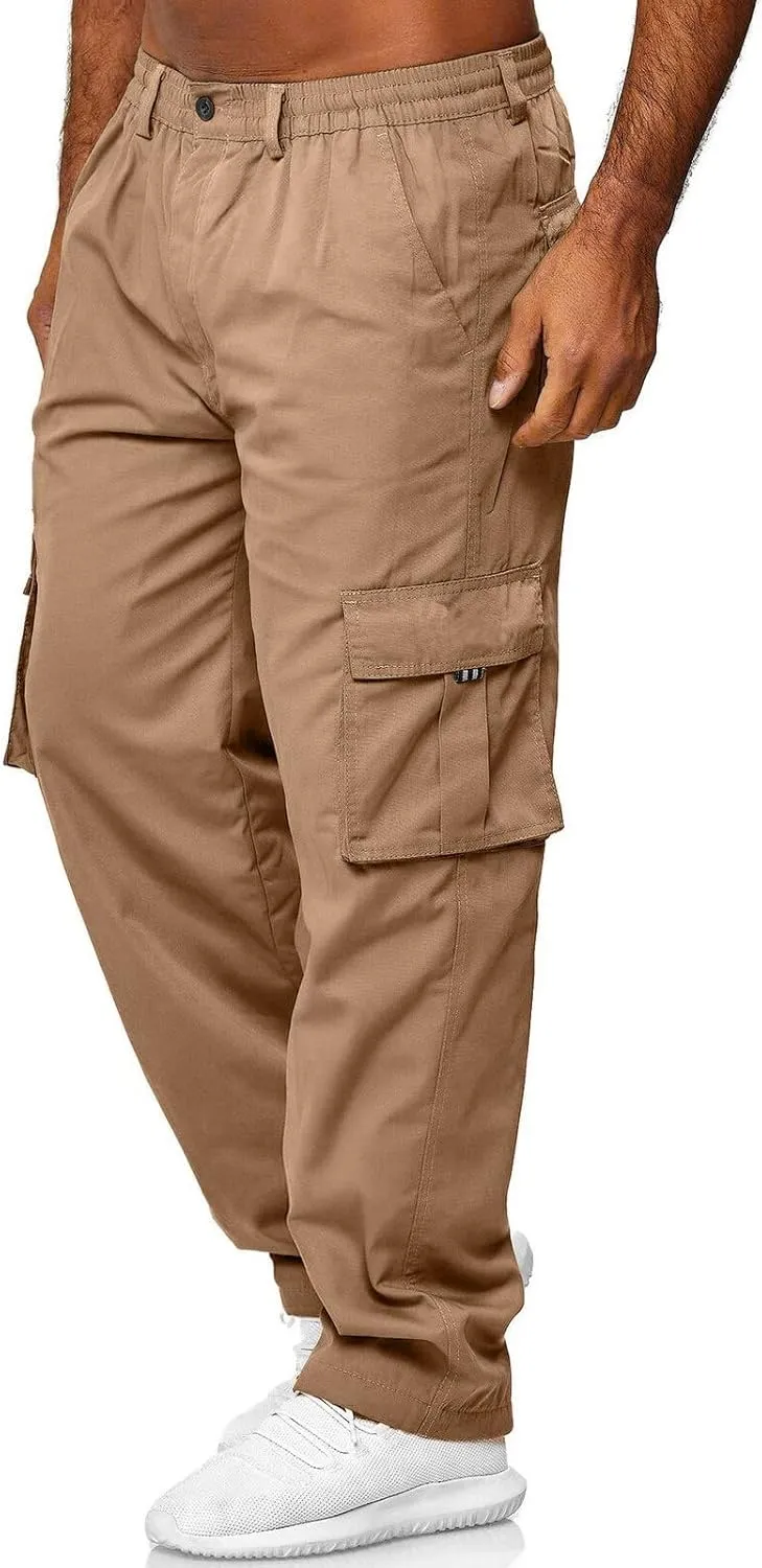 sdbrld Cargo Pants For Men Mens Lightweight Outdoor Joggers Casual Hiking Classic Pants Overalls Trousers with Pockets