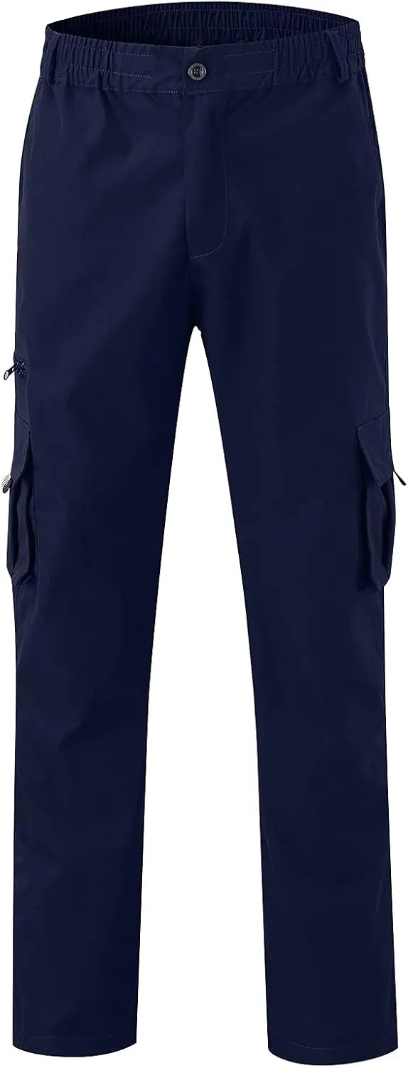 sdbrld Cargo Pants For Men Mens Lightweight Outdoor Joggers Casual Hiking Classic Pants Overalls Trousers with Pockets