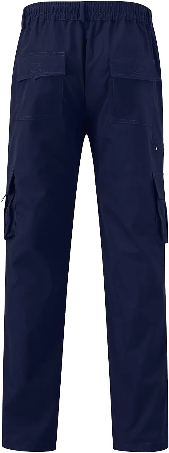 sdbrld Cargo Pants For Men Mens Lightweight Outdoor Joggers Hiking Classic Pants Casual Overalls Trousers with Pockets