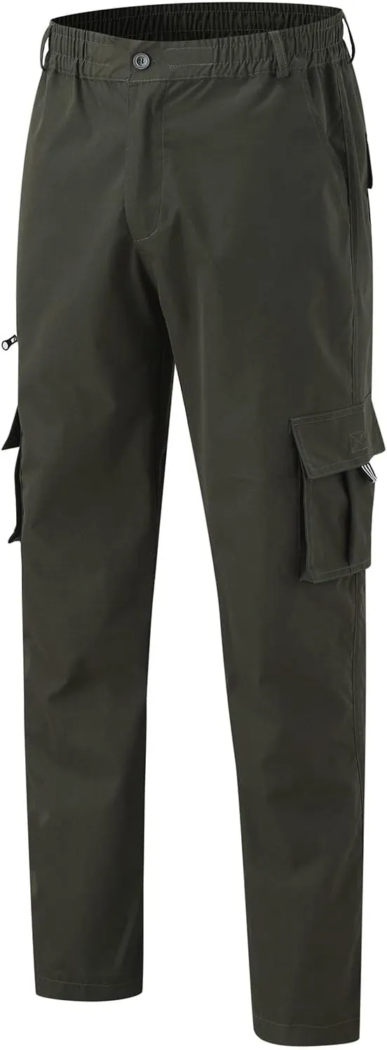 sdbrld Cargo Pants For Men Men's Lightweight Outdoor Joggers Hiking Classic Pants Fashion Overalls Trousers with Pockets