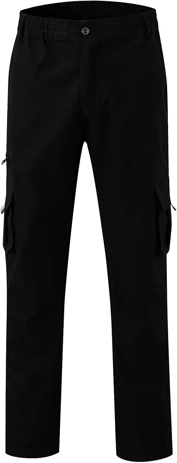 sdbrld Cargo Pants For Men Mens Outdoor Lightweight Joggers Hiking Classic Pants Trendy Overalls Trousers with Pockets