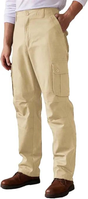 Tactical Cargo Pants for Men Stretch Workout Joggers Sweatpants Outdoor Casual Ripstop Work Military Hiking Pants