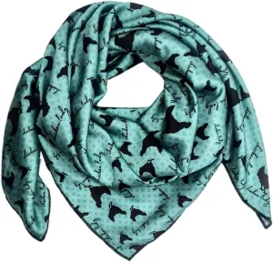 Western Cowboy Wild Rag Silk Scarf Bandana Square Silky 38'' Wild Rags, Scarves for Men & Women