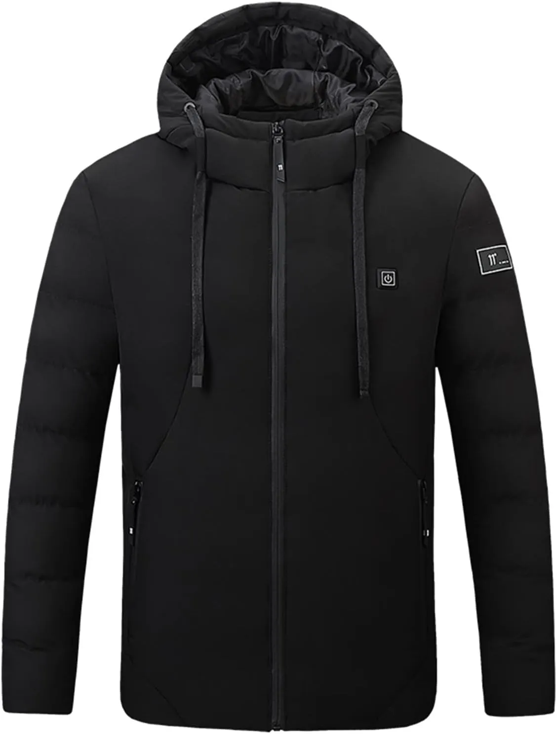 Winter Coats for Women Hooded Heated Puffer Jacket Casual Long Sleeve Heating Pocket Outwear 2024 Fashion Warm Outfits