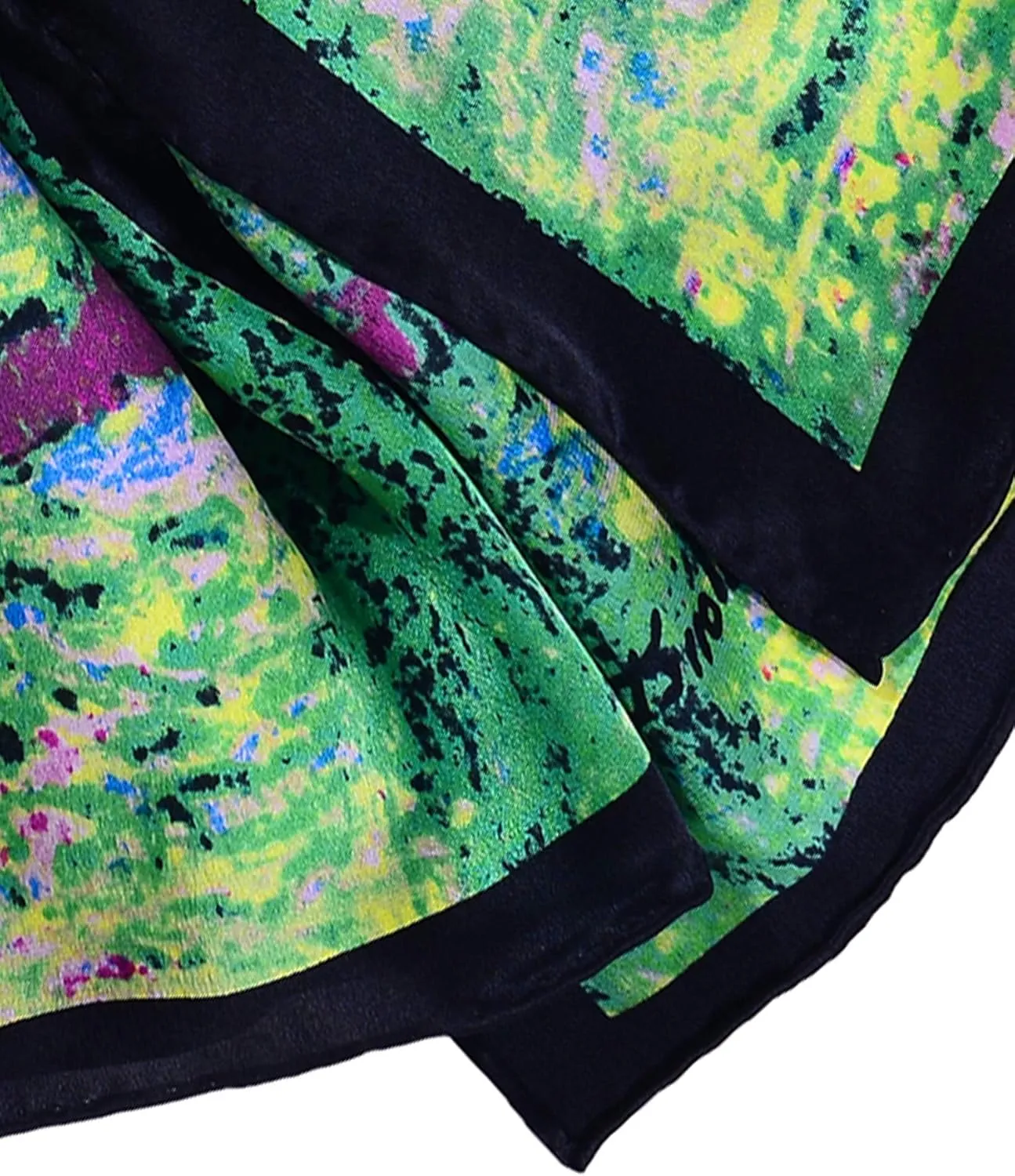 Women 100% Silk Scarves Van Gogh Painted Scarf