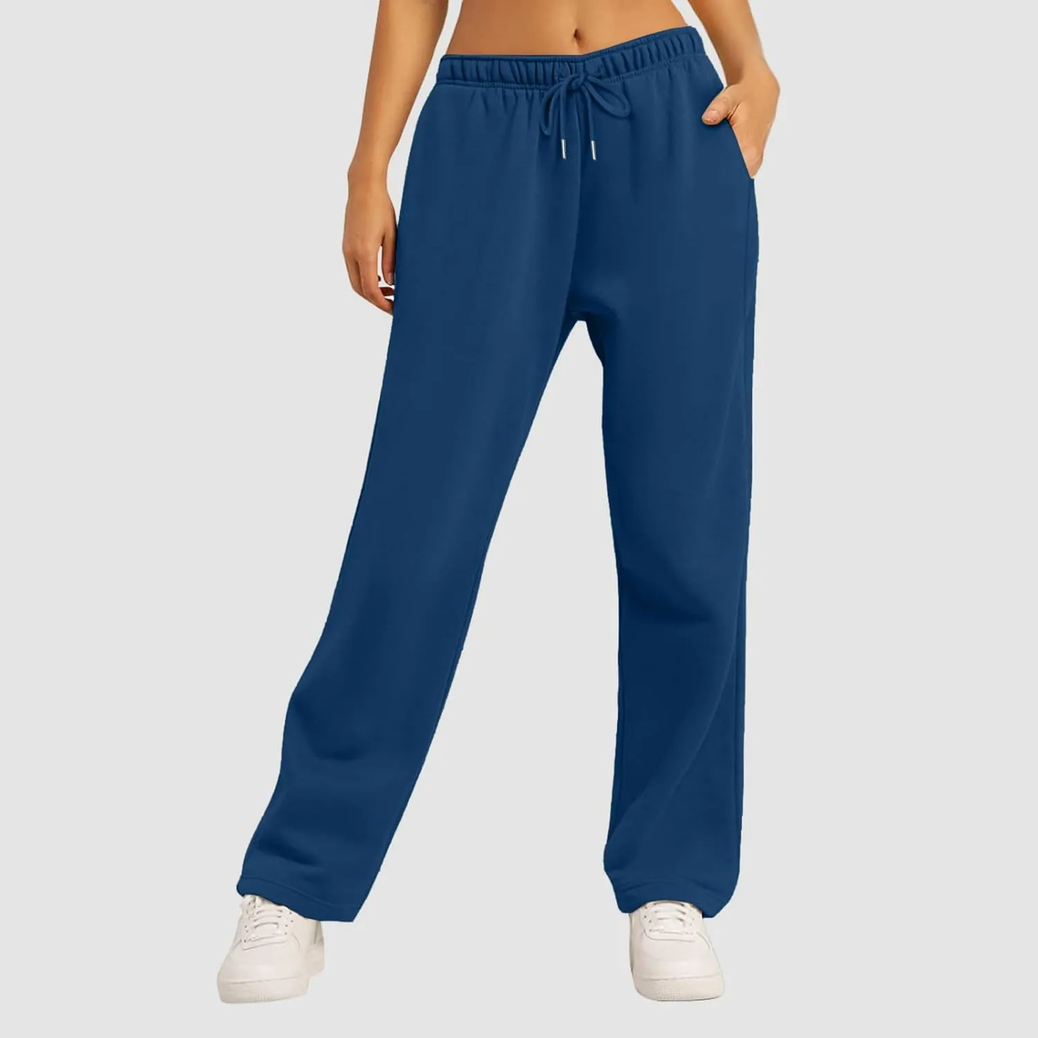 Womens Baggy Sweatpants Elastic High Waist Wide Leg Workout Athletic Joggers Pants 2025 Trendy Drawstring Yoga Pants