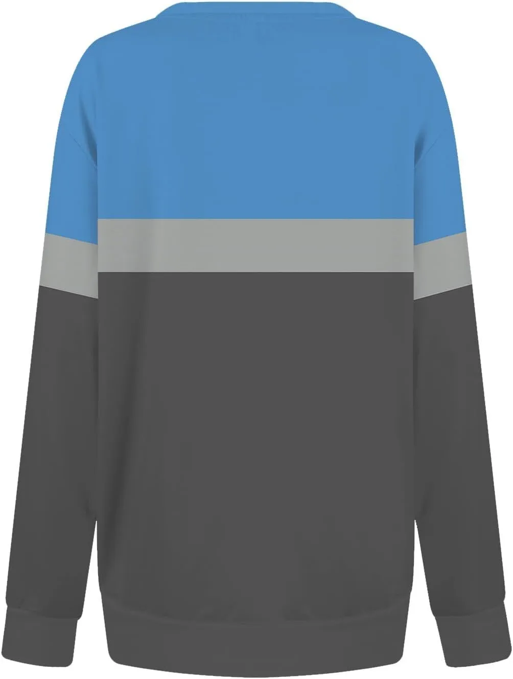 Women's Fashion Casual Long Sleeve T-Shirt Top Printed Stripe with Pocket Sweatshirt Pullover