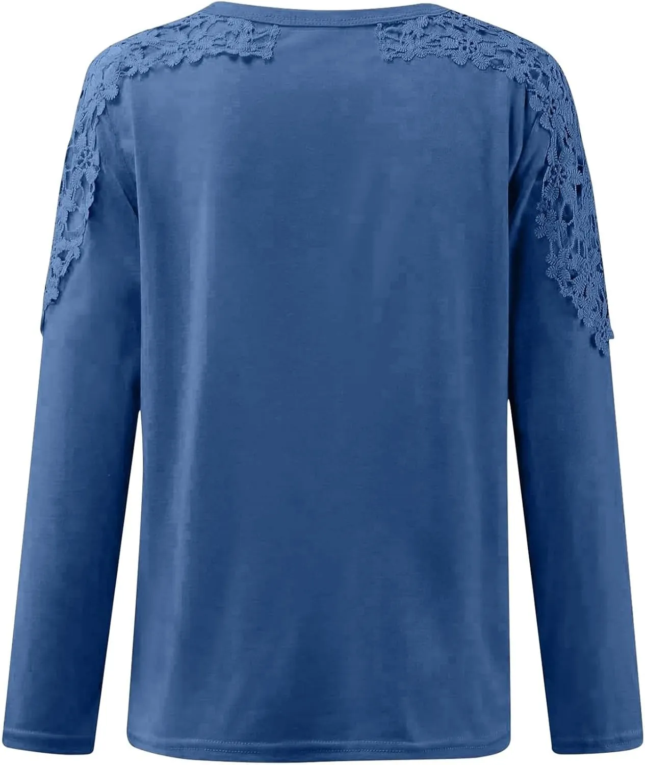 Womens Lace Crochet Tunic Tops Loose Fit Dressy Casual Short Sleeve Floral Long Sleeve Blouses Shirts Pullovers