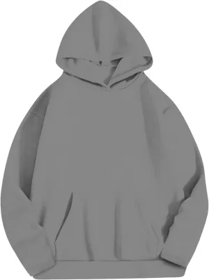 Womens Oversized Hoodies Fall Fashion Fleece Sweatshirts Long Sleeve Sweater Workout Hooded Pullover with Pockets