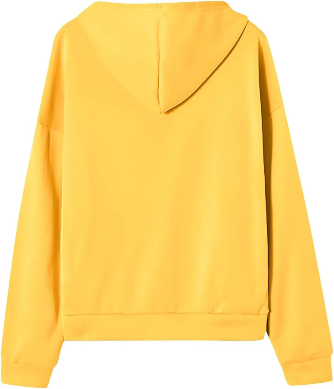 Women's Zip Up Hoodies Casual Fashion Solid Color Long Sleeve Drawstring Pullover Sweatshirt Tops With Pockets