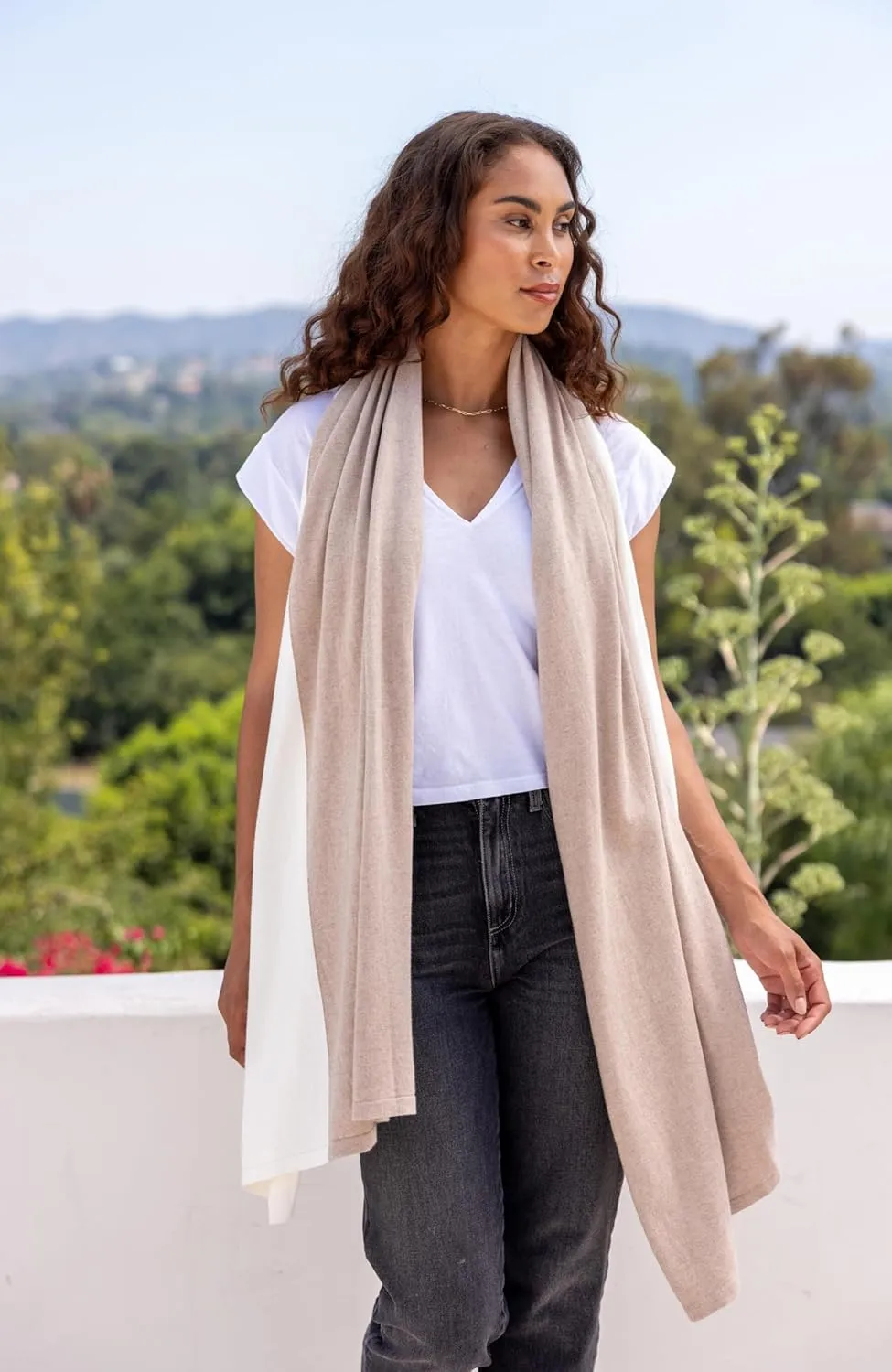zestt Dreamsoft Travel Scarf, Wrap and Shawl for Women, Organic Cotton